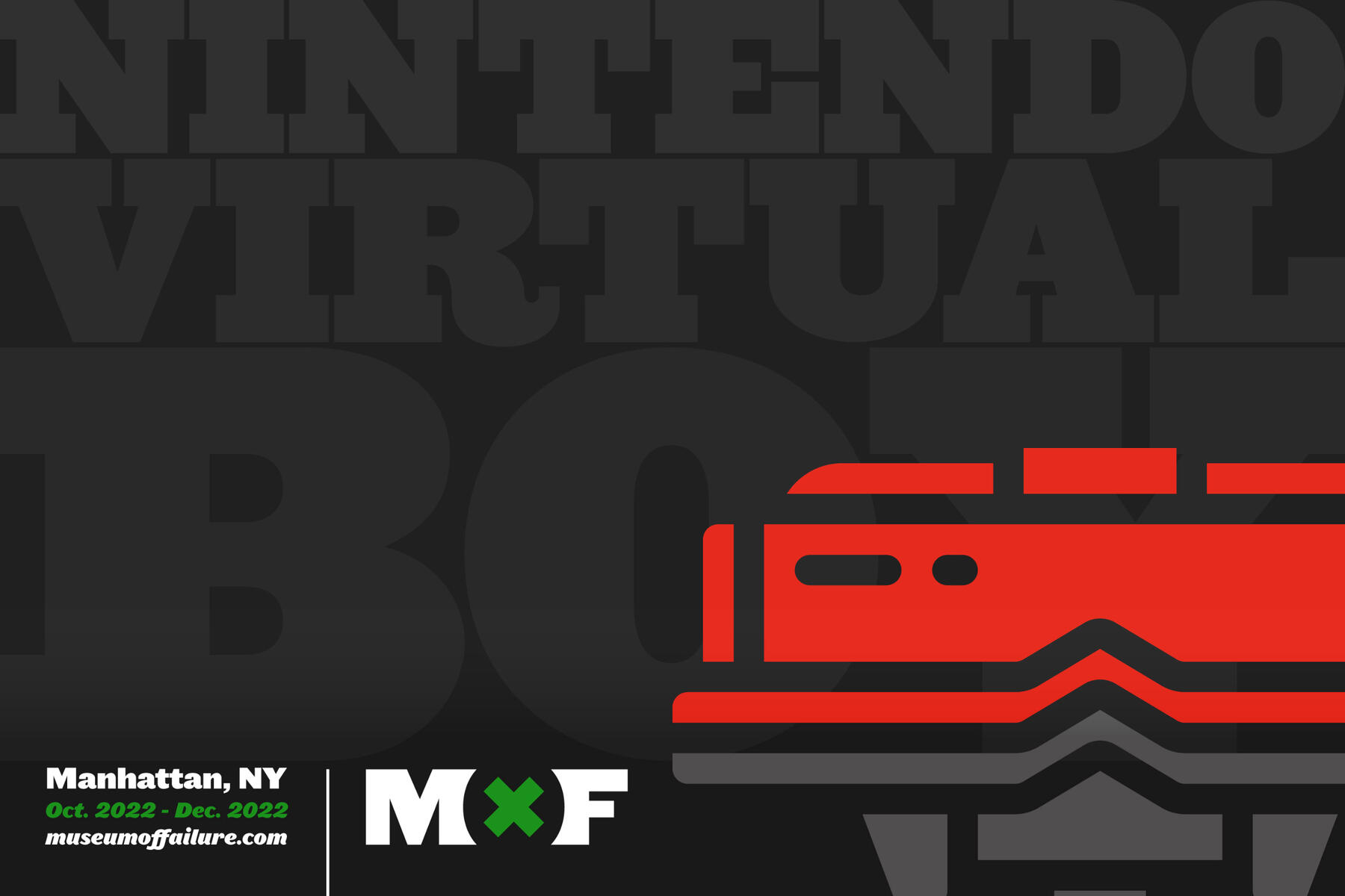 MUSEUM OF FAILURE POSTER MOCKUP College mockup project of MoF's logo and promo poster